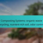 Composting Systems: organic waste recycling, nutrient-rich soil, odor control