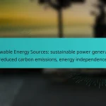 Renewable Energy Sources: sustainable power generation, reduced carbon emissions, energy independence